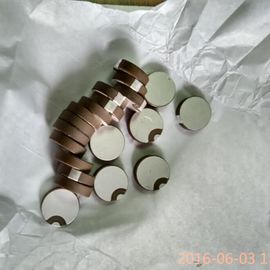 Поляки завивая плиты пьезоэлектрических керамических дисков края керамической круглой положительные и отрицательные